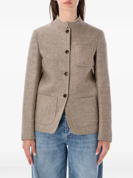 Gulerat sacou Fortela cu model herringbone