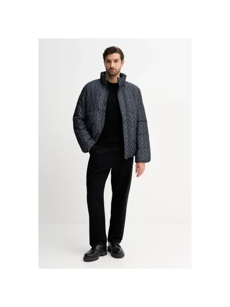 Sweter Guess z logo czarny