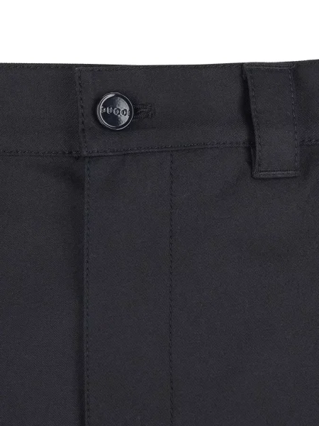 Pantaloni scurți Gucci cu autograf albastru