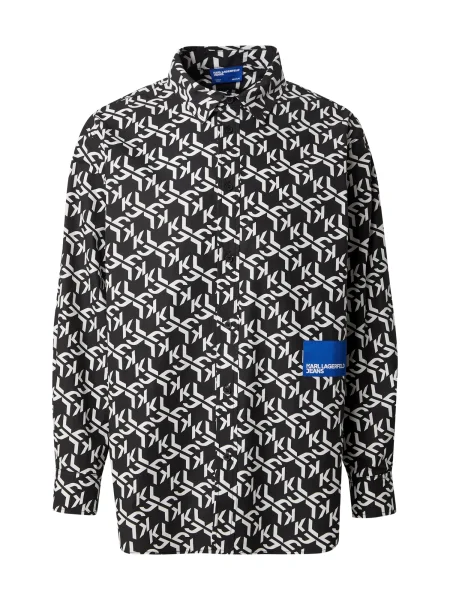 KARL LAGERFELD JEANS Srajca črna bela