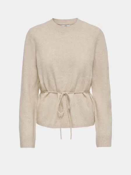 Джемпер JDY ELSA LIFE L/S ON TIE WAIST PUL молочний поліестер/акрил