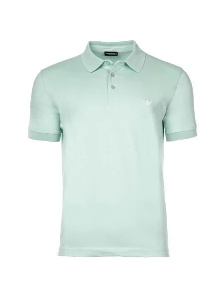 Emporio Armani Tricou verde mentă alb