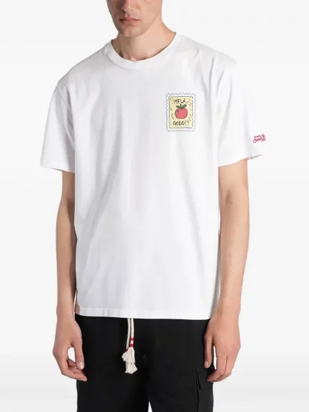 Tricou Mc2 Saint Barth cu imagine alb