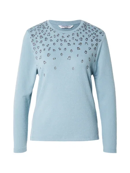 ZABAIONE Pulover svetlo / srebrna modra