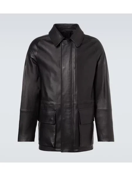 Кожено яке Saman Amel черно