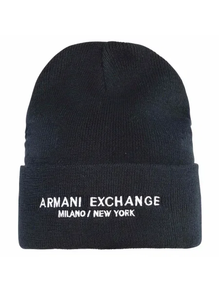 Textilní doplňky EAX BEANIE HAT černý