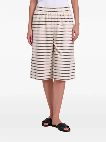 Pantaloni Brunello Cucinelli cu cordon alb