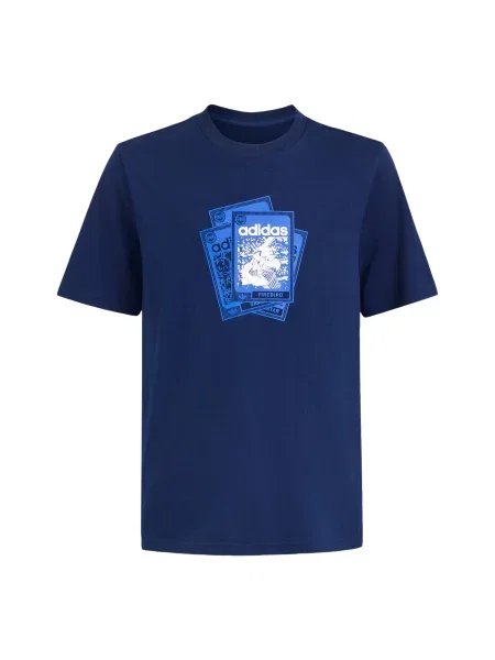 Πουκάμισο Adidas Originals μπλε