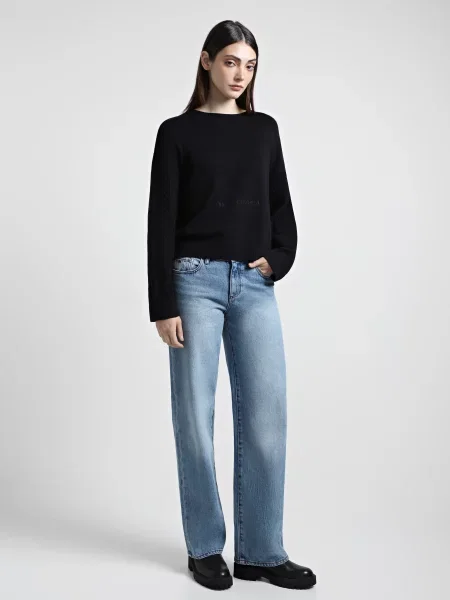 Прямі джинси Armani Exchange синій