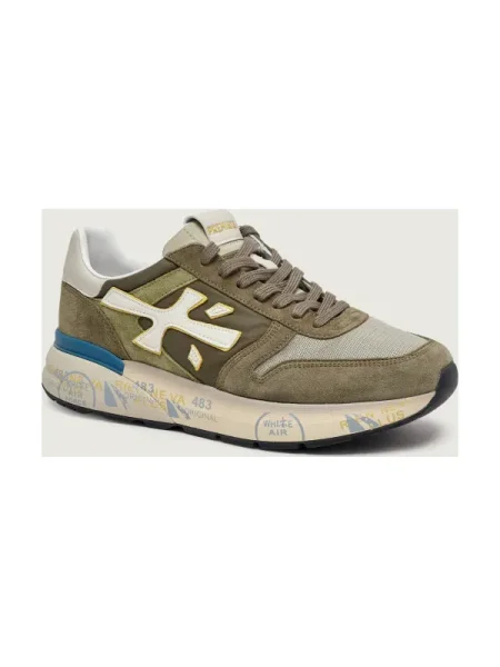Premiata Sneakers MICK | piele întoarsă verde