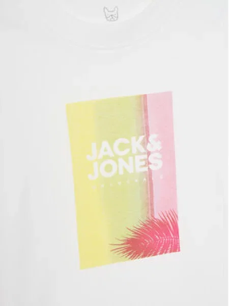 Dětské tričko Jack & Jones bílé