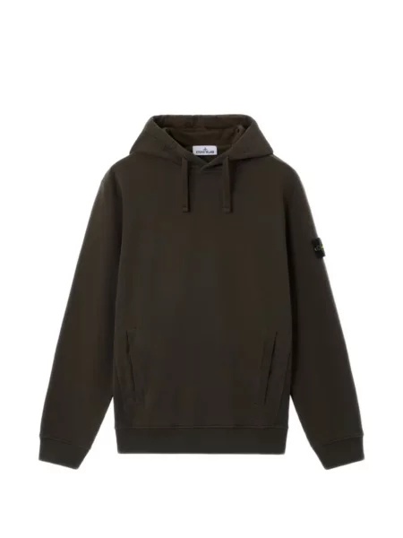 Hanorac Stone Island cu strasuri verde