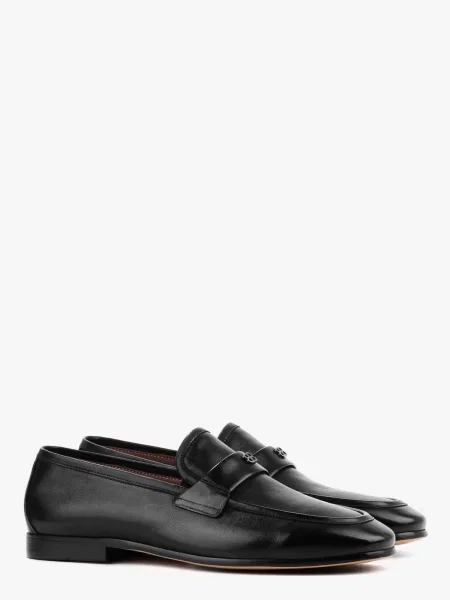 Шкіряні Лофери LeBERDES чорний