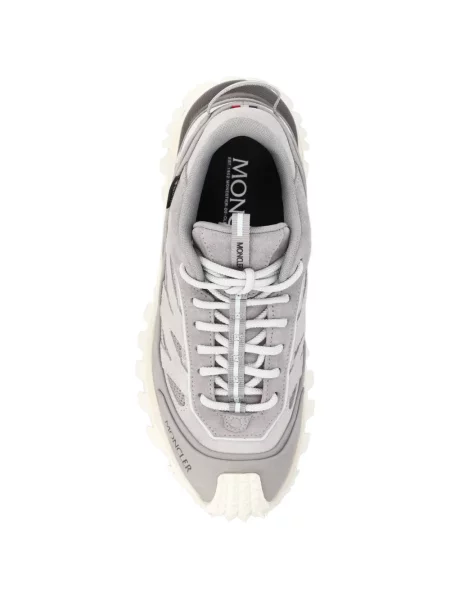 Sneakerși Moncler din piele gri