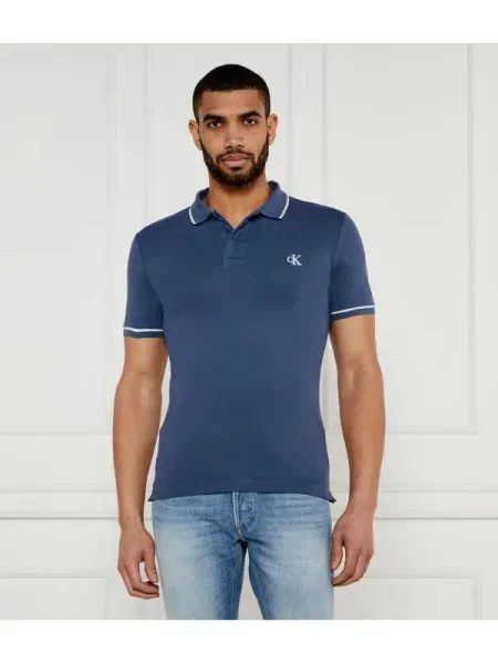 Calvin Klein Jeans Polo | pique albastru
