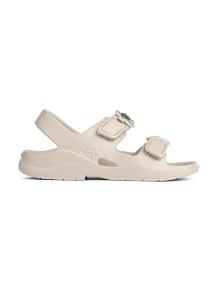 Liewood sandále s otvorenou pätou detské Lilo Sandals with Charms béžová