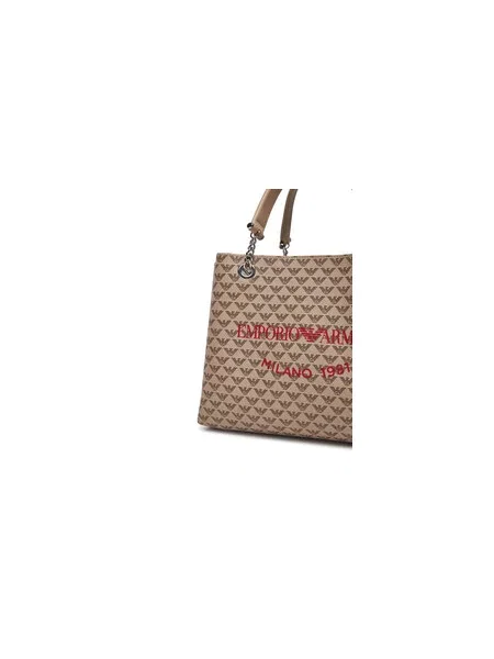 Emporio Armani Táska Ekru bézs