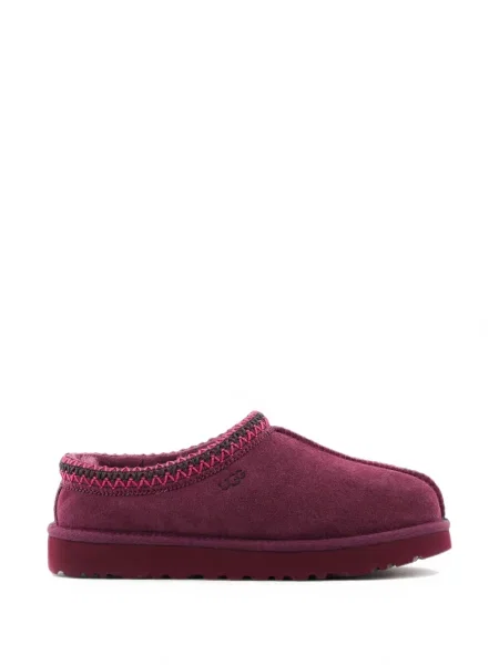 Papuci tip mules Ugg din piele fără toc violet