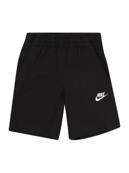 Nike Sportswear Hlače CLUB crna bijela