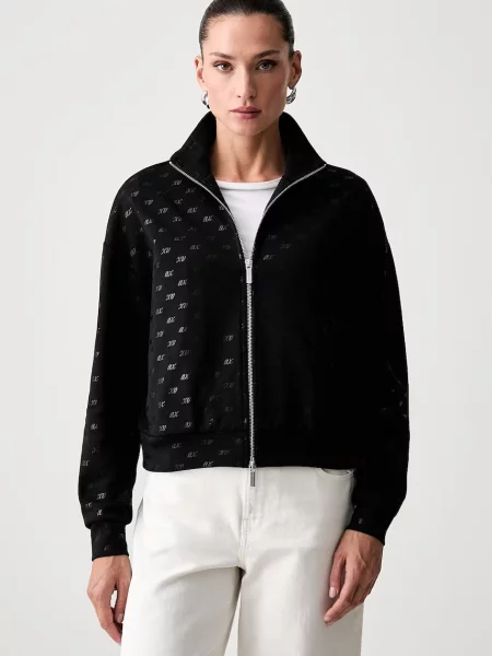 Armani Exchange hanorac cu pentru femei cu negru