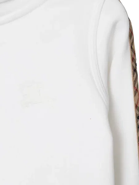 Bluza z kapturem dziecięca Burberry biała