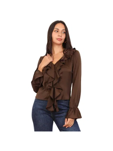 Bluză La Modeuse maro