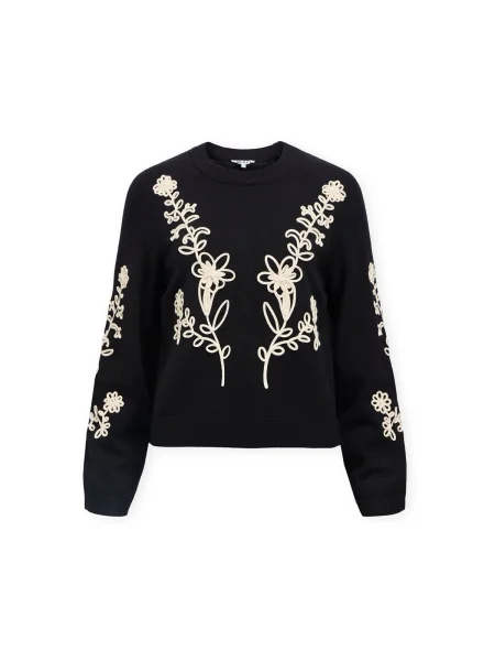 Pulover Object tricotate negru