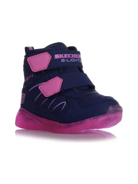 Členkové topánky Skechers modrá