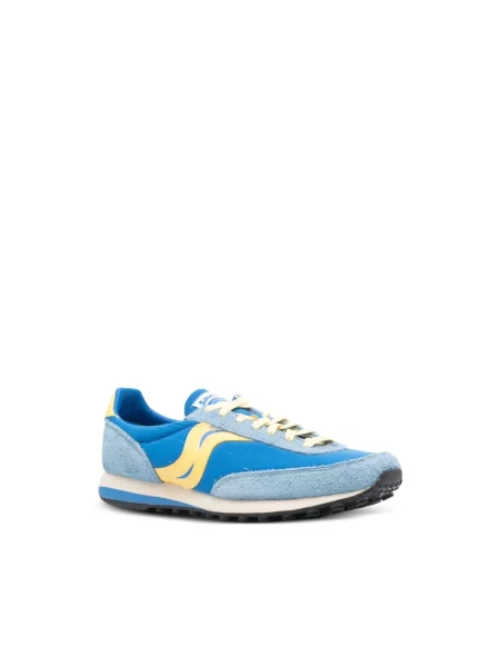 Sneakersy Saucony zamszowe niebieskie
