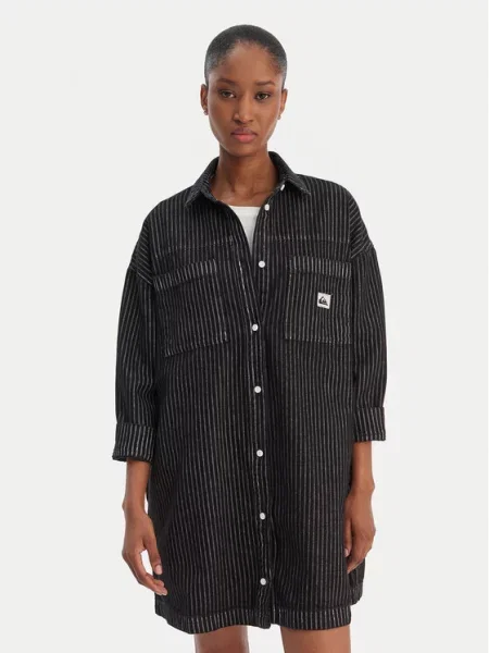 Quiksilver Srajčna obleka Iced Age Oversize siva