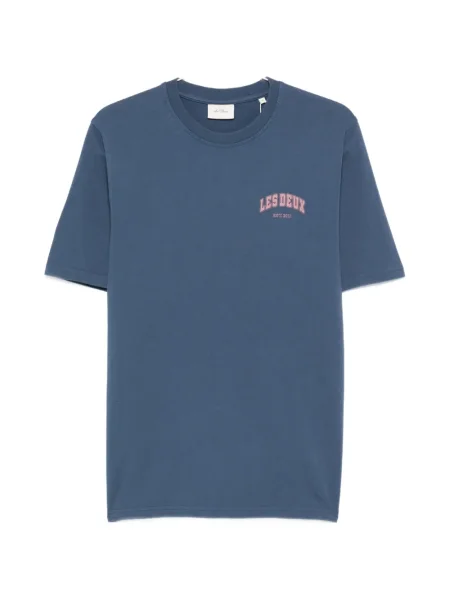 Tricou Les Deux scurt albastru
