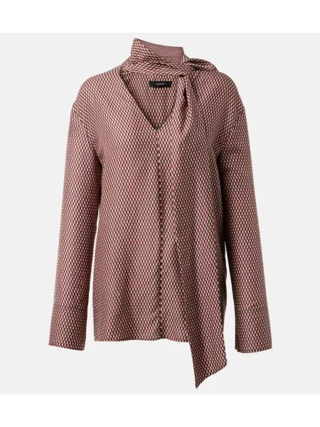 Bluză Joseph de mătase cu imagine