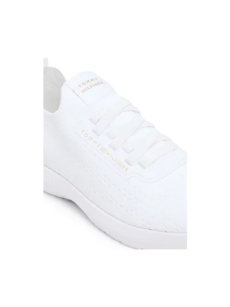 Pantofi Tommy Hilfiger tricotate alb