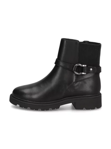 Kotníkové boty Clarks černé