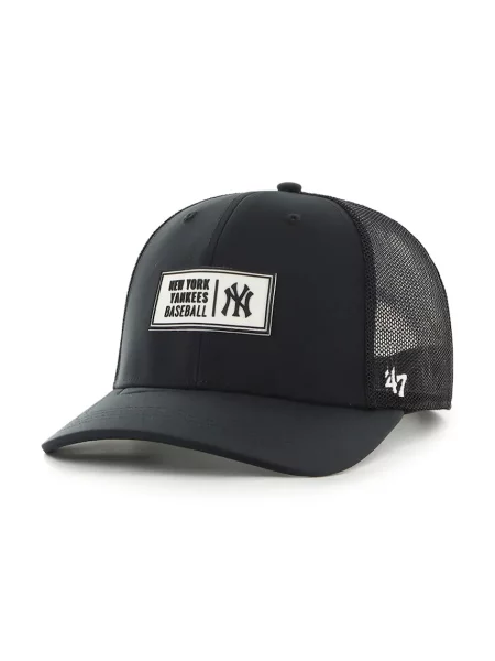 Шапка с козирка 47 brand MLB New York Yankees черно