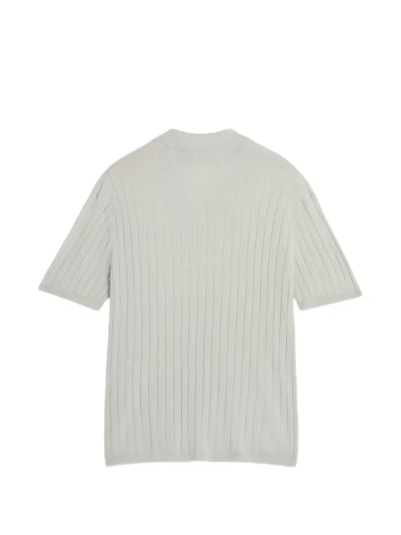 Πλευρωτός μπλούζα Maison Kitsuné γκρι
