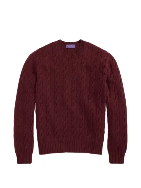 Pulover Ralph Lauren Purple Label din cașmir violet