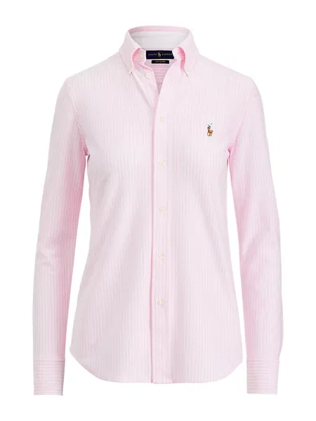 Polo Ralph Lauren Bluză Heidi roz alb