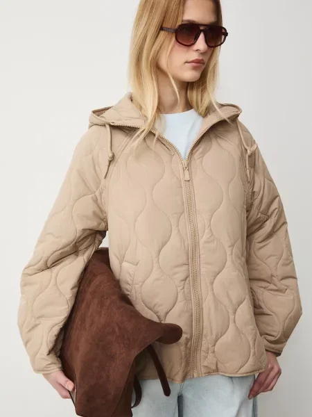 Medicine kurtka pikowana beżowa