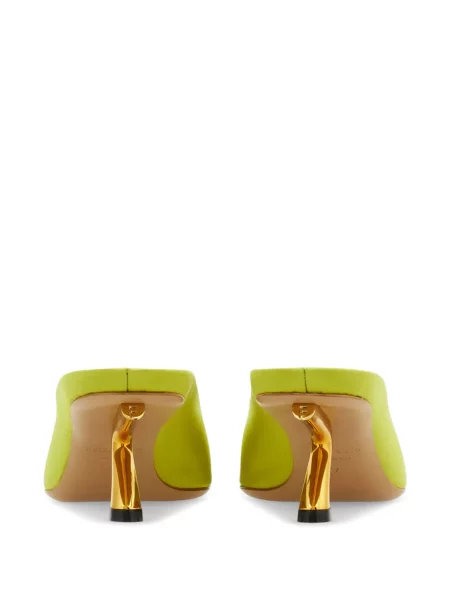 Papuci tip mules Ferragamo verde