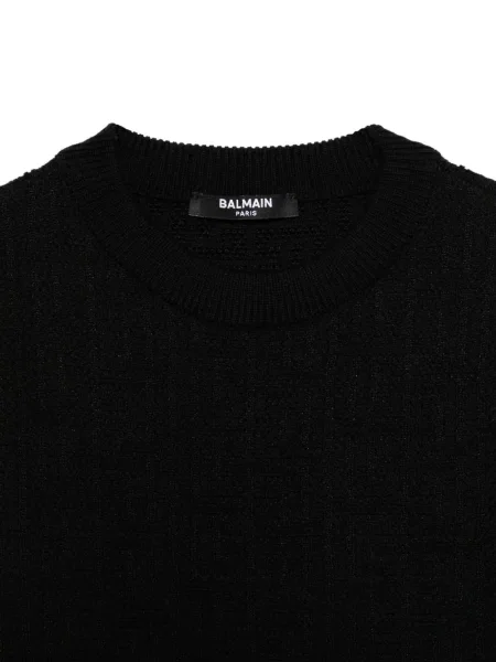 Sweter dziecięcy Balmain czarny