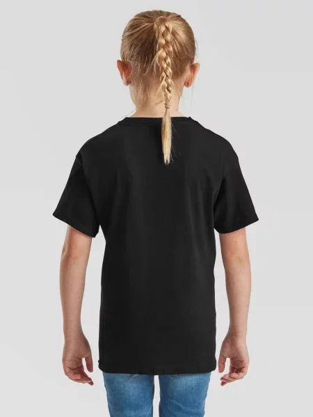 Tricou copii Fruit Of The Loom negru