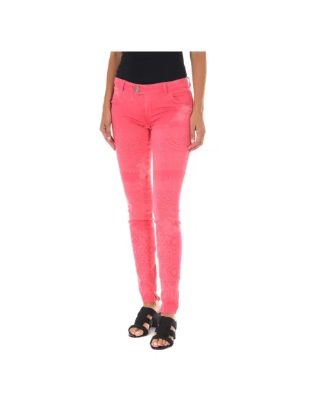 Jeansy Met różowe