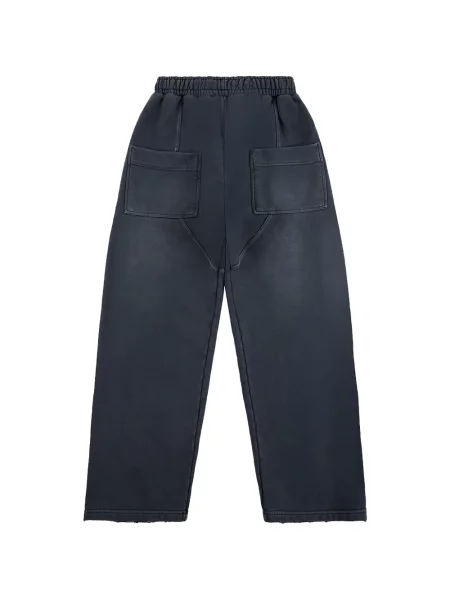 Pantaloni Barriers cu imagine alergare gri