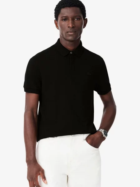 Поло Lacoste чорне