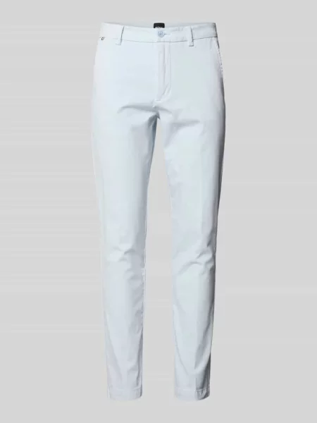 Spodnie o kroju slim fit z mieszanki bawełny model Boss