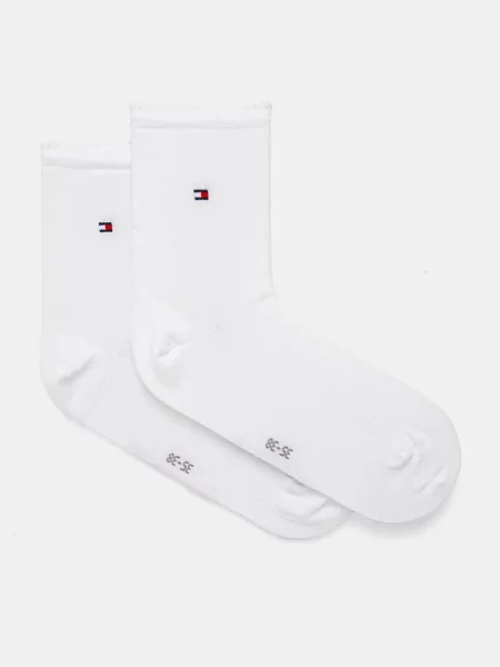 Чорапи Tommy Hilfiger бяло