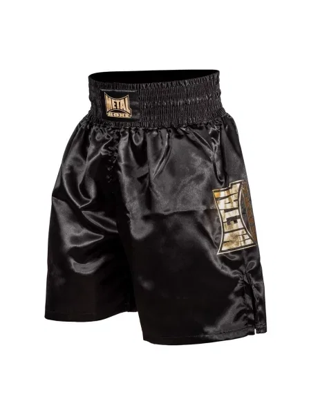 Spodenki bokserskie Metal Boxe Pro Line Military czarne