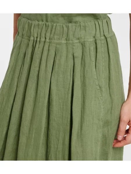 Fusta maxi Velvet de in verde