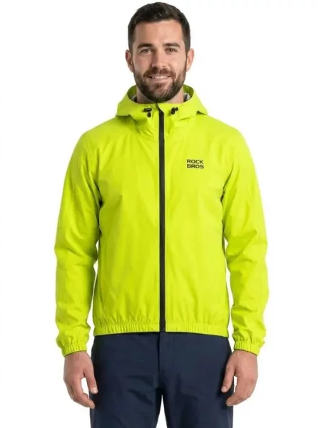KURTKA UNISEX PRZECIWDESZCZOWA RAINSTOPPER HOODIE YELLOW żółta